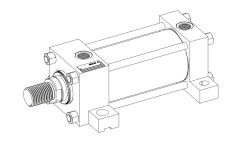 Гидроцилиндр CKF/10-40/28*0400-E008-A-B1X1