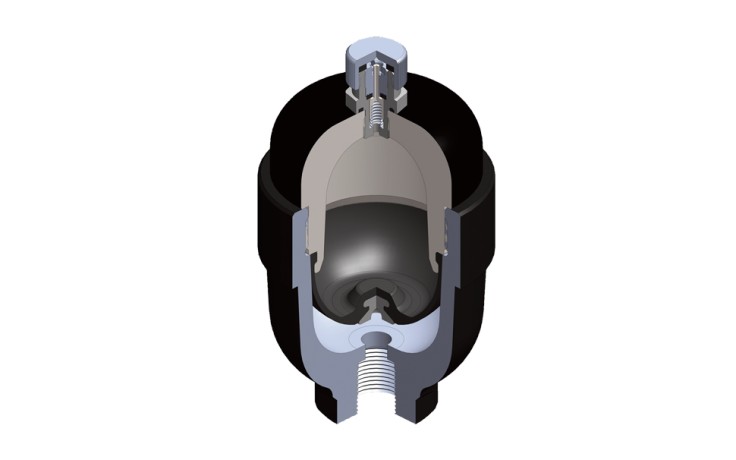 Гидропневмоаккумулятор мембранный AM0,5P330CG4V-0/0