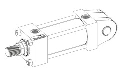Гидроцилиндр CK-50/22*0400-C901-A-B1X1