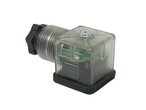 Коннектор трехштырьковый со светодиодом 220V (SP-667)