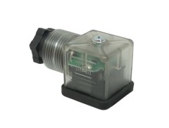 Коннектор трехштырьковый со светодиодом 220V (SP-667)