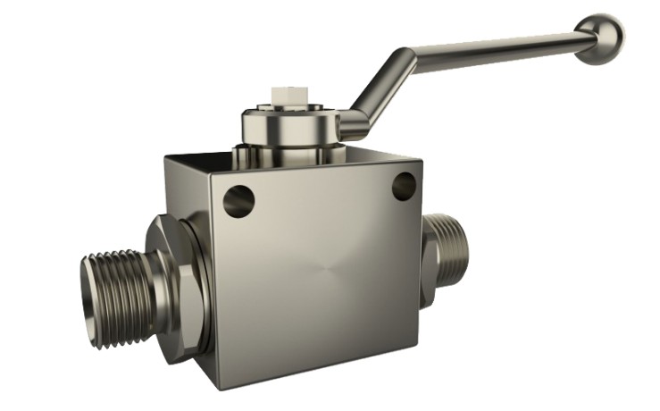 Кран шаровый V2MT 402.1192KG (M22x1.5, 14S, NBR X6-45°С, DN10, M.H.)